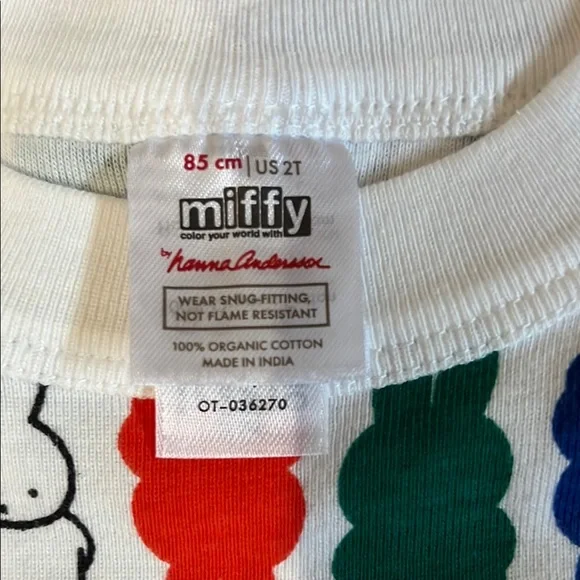 NWT Hanna Andersson Miffy Pajamas! - Picture 4 of 4